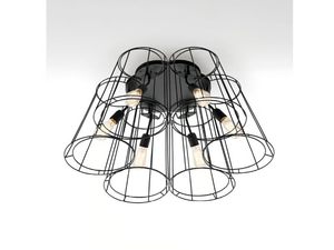 FLORINDA DESNUDA - Painted metal ceiling lamp _ Modo Luce